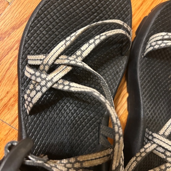 Women’s Chacos ZX2 Sandals Light Beam Black Cream Gray 9 Shoes Chaco - Picture 6 of 7